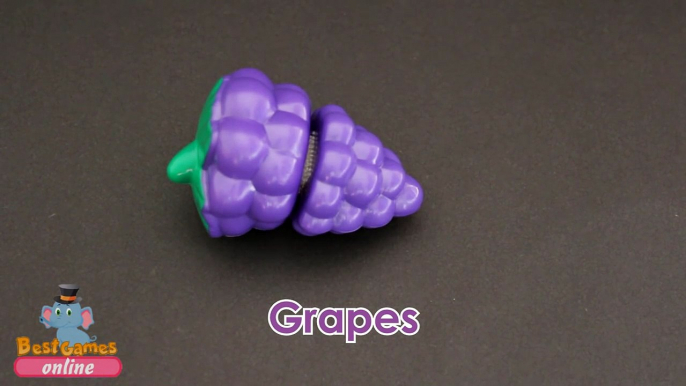 Learn Fruits and Vegetables Stop Motion Video for Little Kids