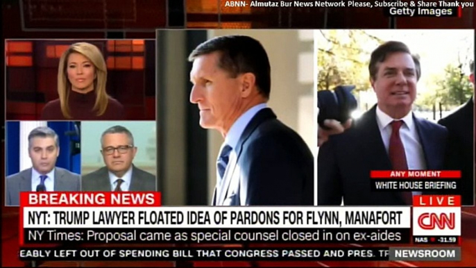 BREAKING NEWS: Trump lawyer floated idea of Pardons for Flynn & Manafort. #Breaking #DonaldTrump