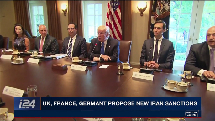 i24NEWS DESK | UK, France, Germany propose new Iran sanctions | Friday, March 16th 2018