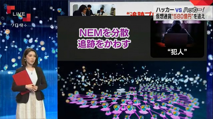 クローズアップ現代＋ ハッカーvsハッカー! 仮想通貨 580億円 を追え 2018.02.28