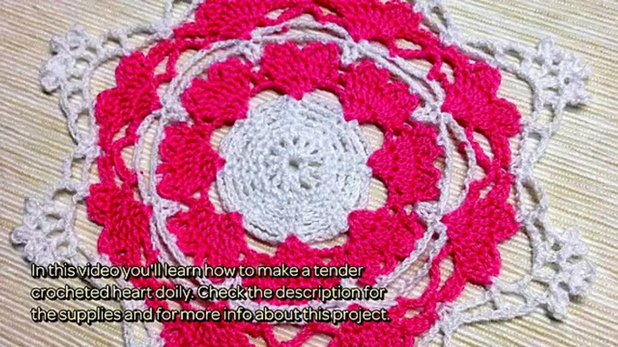 How To Make A Tender Crocheted Heart Doily - DIY Crafts Tutorial - Guidecentral