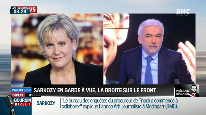 Président Magnien ! : Nicolas Sarkozy en garde à vue, la droite sur le front - 21/03