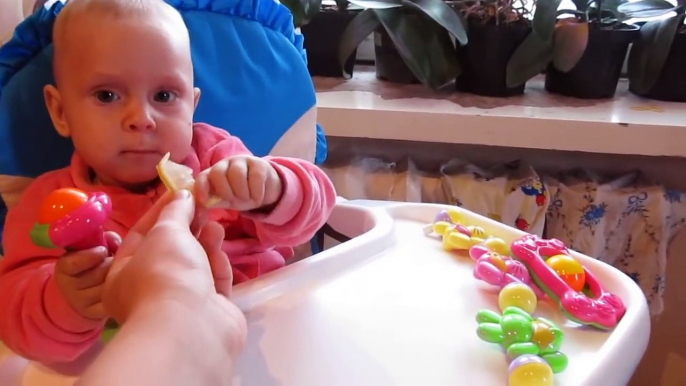 Kids Funny Video ★ Babies make Funny Face When Try Lemon