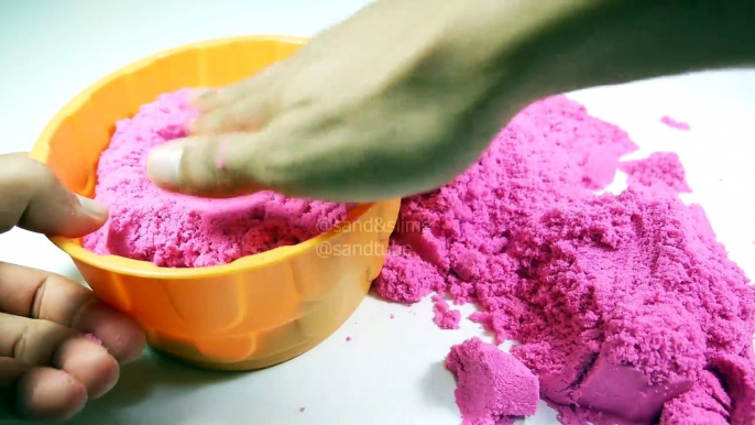 DIY How to make Kinetic Sand Colosseum | Oddly Satisfying Sand Cutting ~ ASMR