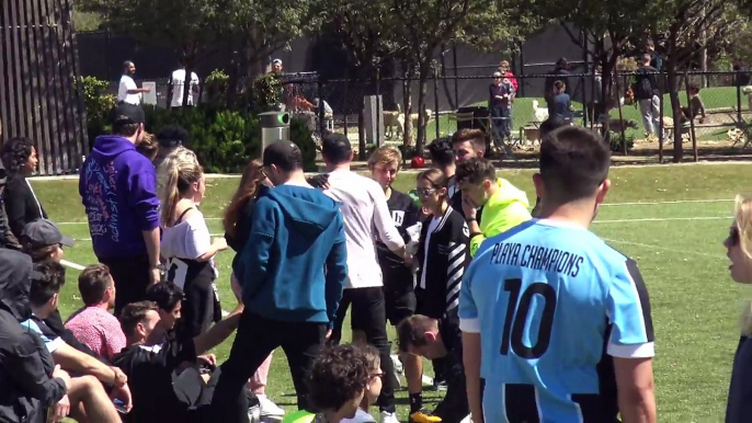 Justin Bieber Forgets Selena For 90 Minutes Of Winning Soccer