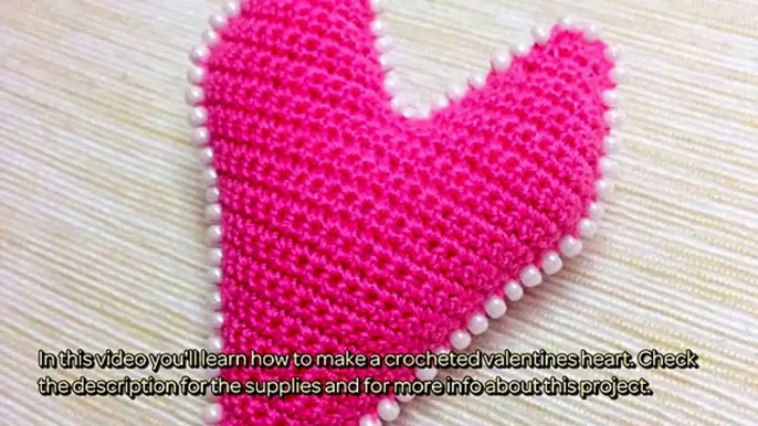 How To Make A Crocheted Valentines Heart - DIY Crafts Tutorial - Guidecentral
