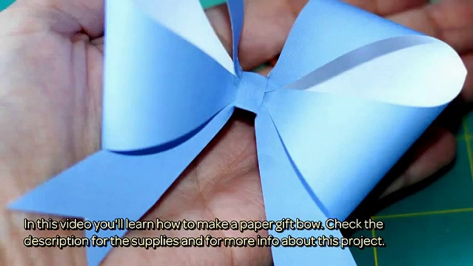 How To Make A Paper Gift Bow - DIY Crafts Tutorial - Guidecentral