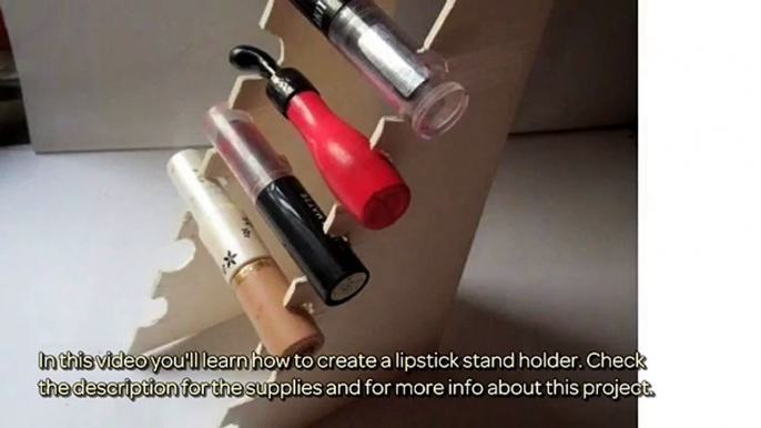 How To Create A Lipstick Stand Holder - DIY Crafts Tutorial - Guidecentral