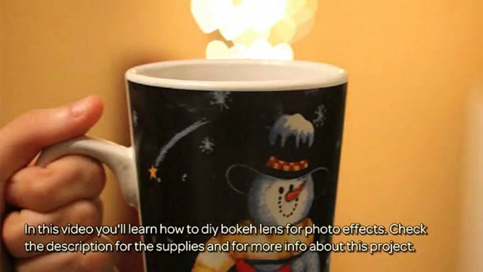 How To DIY Bokeh Lens For Photo Effects - DIY Crafts Tutorial - Guidecentral