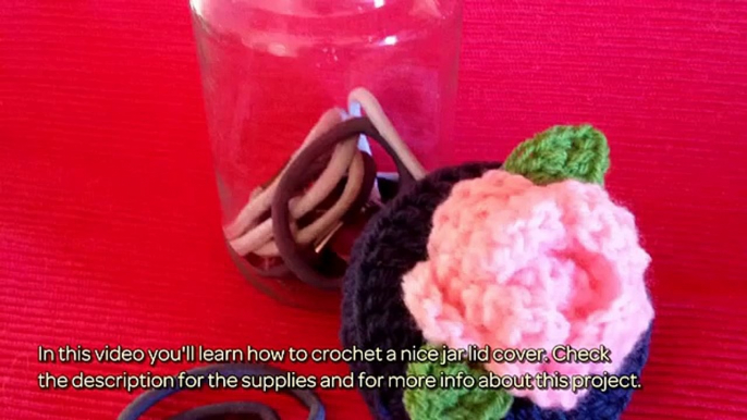 How To Crochet A Nice Jar Lid Cover - DIY Crafts Tutorial - Guidecentral