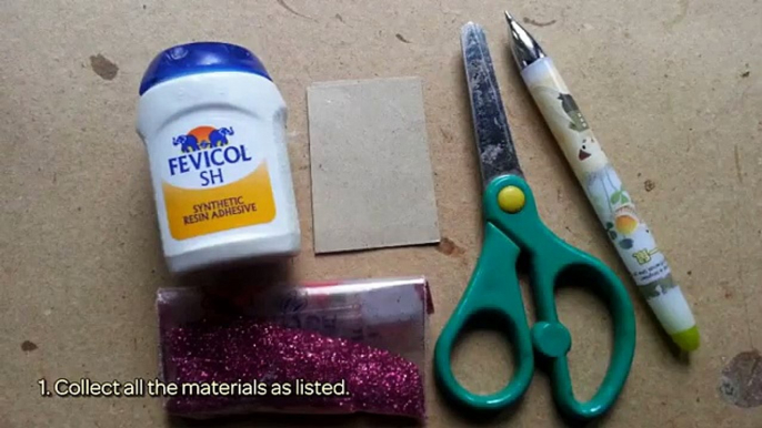 How To Make A Glittery Gift Tag - DIY Crafts Tutorial - Guidecentral