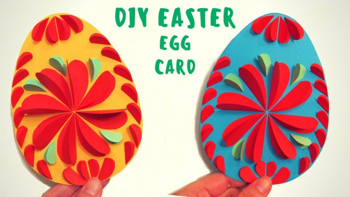 DIY EASTER - How to Make - Easter Card Eggs - Step by Step