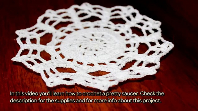 How To Crochet A Pretty Saucer - DIY Crafts Tutorial - Guidecentral