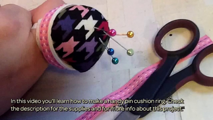 How To Make A Handy Pin Cushion Ring - DIY Crafts Tutorial - Guidecentral