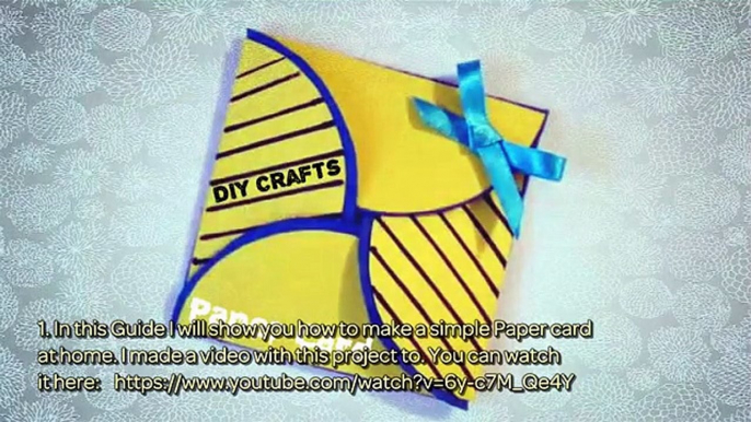 How To Make A DIY Craft Paper Card - DIY Crafts Tutorial - Guidecentral