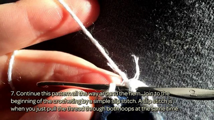 How To Crochet A Large Shell Lace For A Garment Hem  - DIY  Tutorial - Guidecentral