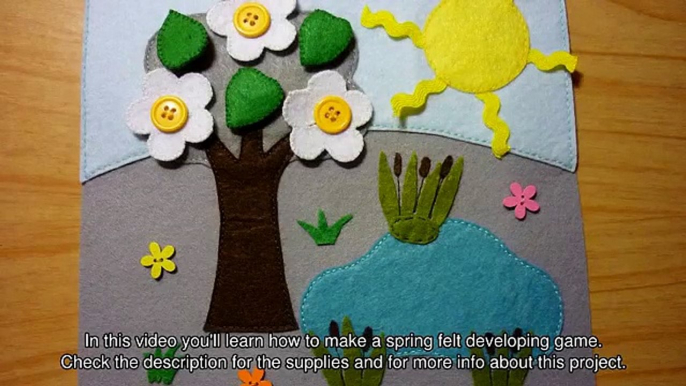 How To Make a Spring Felt Developing Game - DIY Crafts Tutorial - Guidecentral