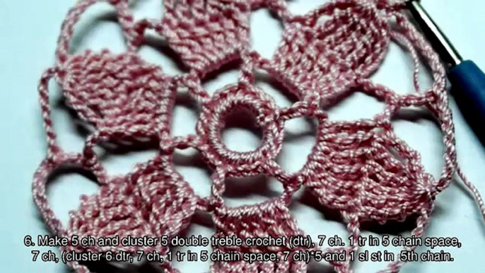 Make a Crocheted Tricolor Flower Doily - DIY Crafts - Guidecentral