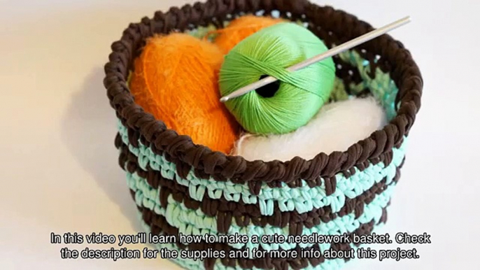 Make a Cute Needlework Basket - DIY Crafts - Guidecentral