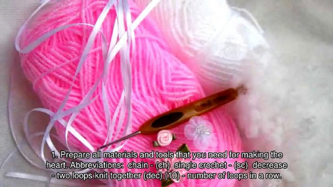Make a Crochet Valentine Heart - DIY Crafts - Guidecentral