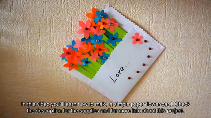 Make a Simple Paper Flower Card - DIY Crafts - Guidecentral