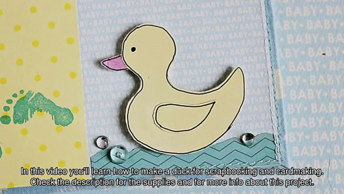 Make a Duck for Scrapbooking and Cardmaking - DIY Crafts - Guidecentral