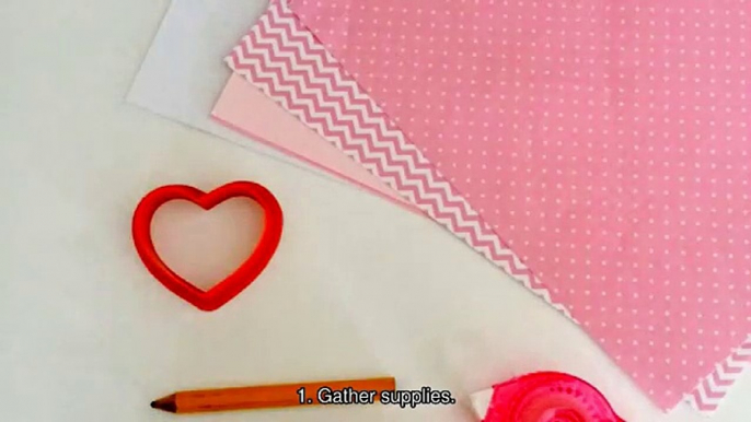 Create a Cute  Heart Valentines Day Card - DIY Crafts - Guidecentral