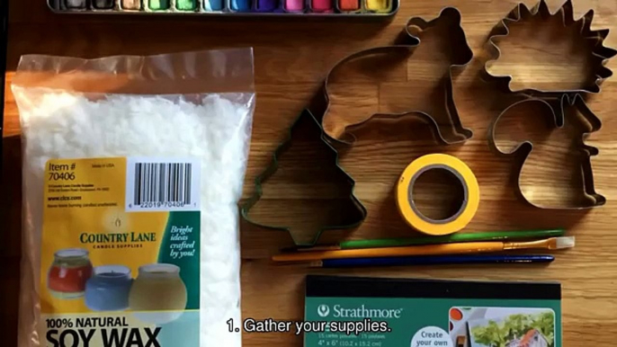 Create Painted Cards Using Wax Dipped Cookie Cutters - DIY Crafts - Guidecentral