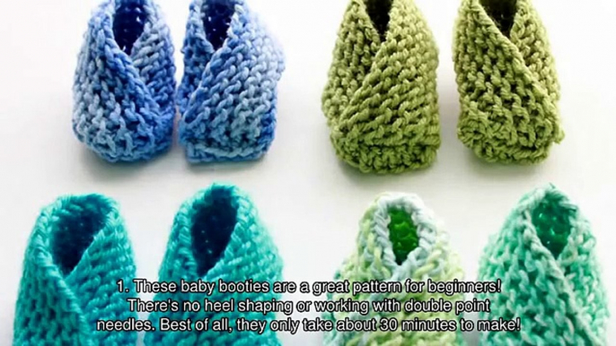 How To Knit Adorable Baby Booties - DIY Crafts Tutorial - Guidecentral