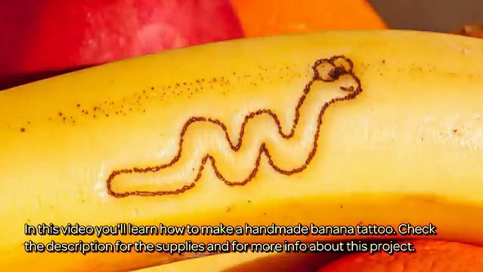 Make a Handmade Banana Tattoo - DIY Crafts - Guidecentral