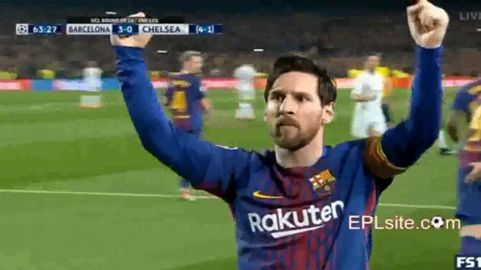 Barcelona vs Chelsea 3 - 0 - Gol The Lion Messi - UEFA  Champions League 2018 HD