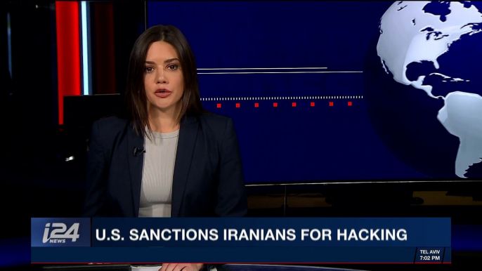 i24NEWS DESK | U.S. sanctions Iranians for hacking | Friday, March 23rd 2018