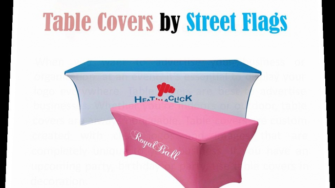Table Covers | Trade Show Displays: Street Flag