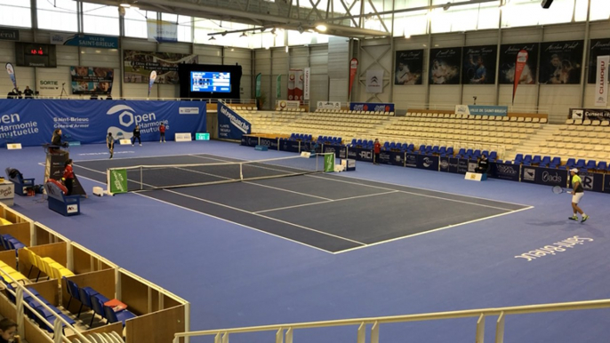 Premières balles à l’Open Harmonie de Saint-Brieuc