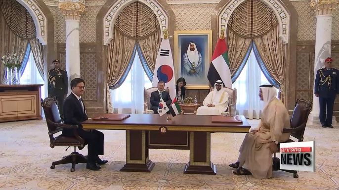 S. Korea, UAE boost ties to "special strategic partnership" with defense cooperation as key pillar