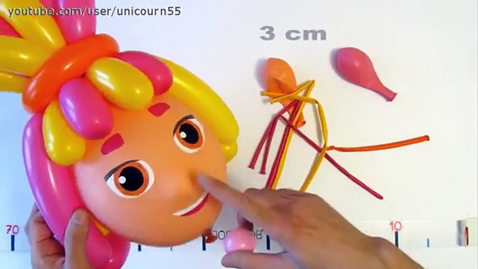 Девочка Симка из шаров (голова) / Simka of balloons (head) (Subtitles)