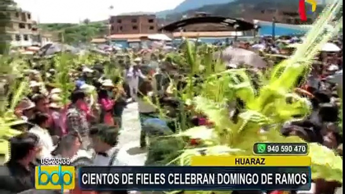 Miles de fieles realizaron la tradicional celebración de Domingo de Ramos