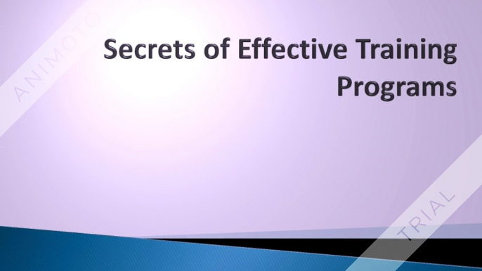 Secrets of Effective safety Training Programs