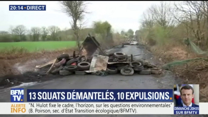 Notre-Dame-des-Landes: une dizaine de barrages de nouveau installés par les zadistes sur "la route des chicanes"