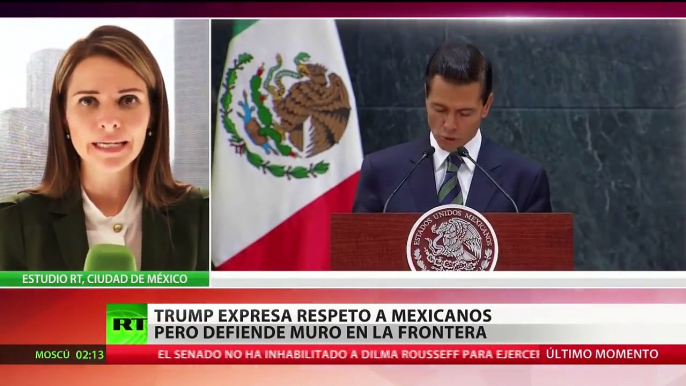 Trump en México: "Nuestros países deberían tener el derecho de construir un muro en las fronteras"