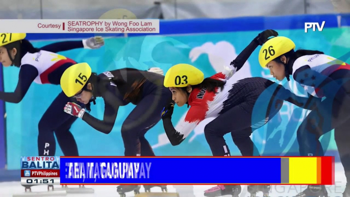 Int'l debut ng PHL Speed Skating Team, tagumpay