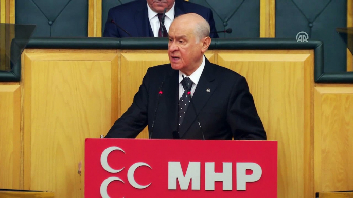 Bahçeli: “Bugün insanlığın gözü önünde Doğu Guta ve çevresinde tam bir katliam yaşanmaktadır” - TBMM