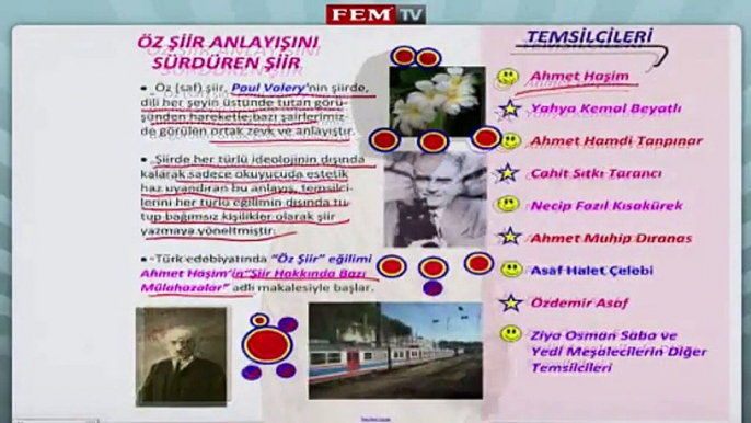 ygs lys edebiyat Cumhuriyet Donemi Turk Edebiyati - Oz (Saf) Siir Anlayisini Surduren Siir - 1