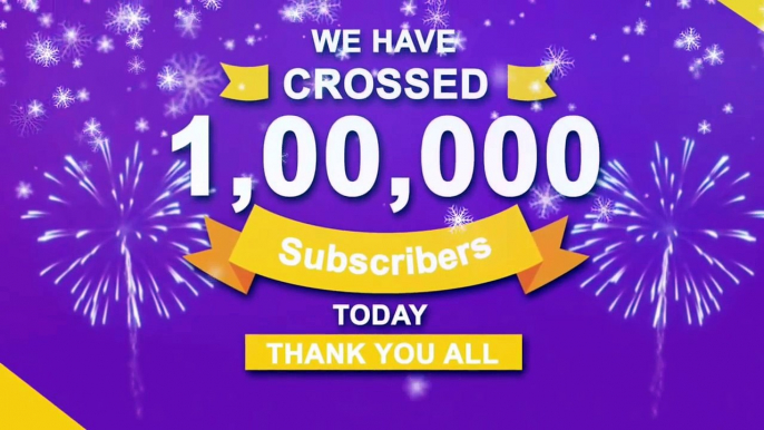 1,000,000 Subscribers  Thanks To My Subscriber Family & My Viewers  Keep Watching
