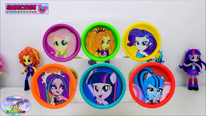 My Little Pony Equestria Girls Learning Colors Play Doh MLP Surprise Egg and Toy Collector SETC