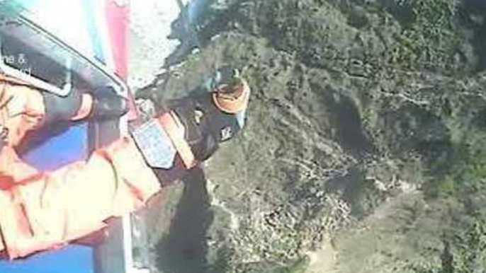 Father And Son Rescued From Flamborough Cliff