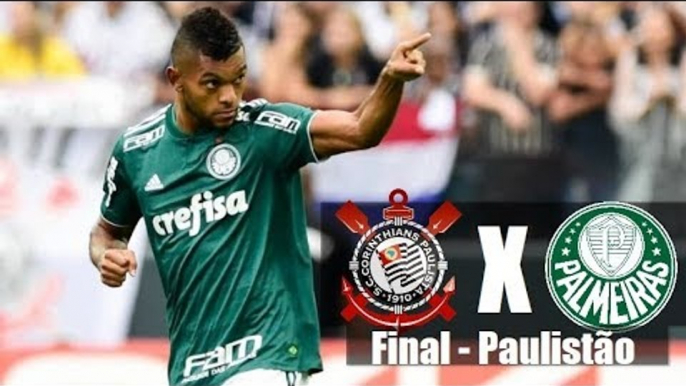 Corinthians 0 x 1 Palmeiras (HD 720p COMPLETO) Melhores Momentos 1 TEMPO - Final Paulistão 2018