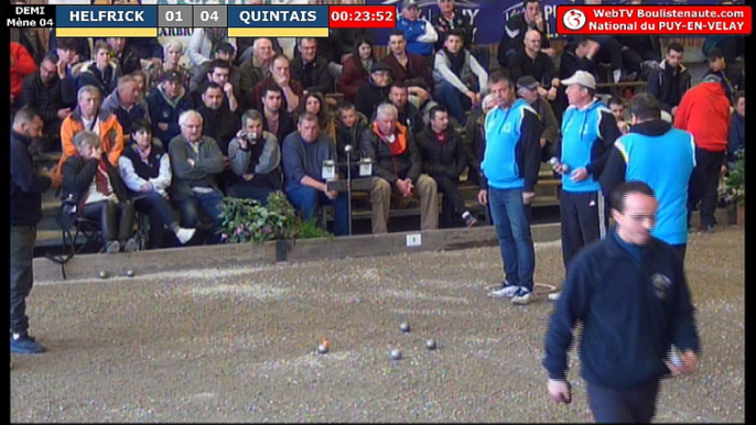 Demi-finale du National du Puy Pétanque : Quintais vs Labrue