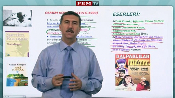 ygs lys edebiyat Cumhuriyet Donemi Turk Edebiyati - Toplumcu Gercekci Eserler - 4