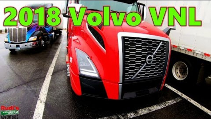 2018 Volvo VNL Truck Interior Exterior Rudi's NORTH AMERICAN ADVENTURES 03/27/18 Vlog#1385